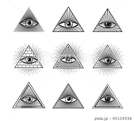 ピラミッドの目が見つめる謎の世界